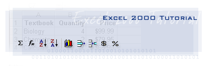 Excel 2000 Tutorial