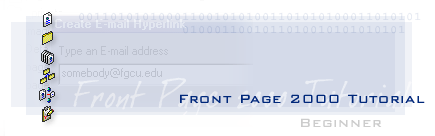 Front Page 2000 Tutorial