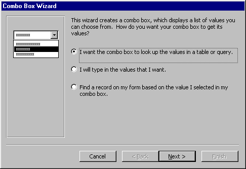 [Combo Box Wizard]