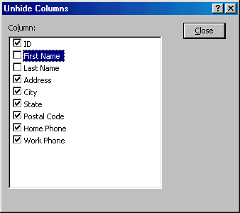 [Unhide Columns window]