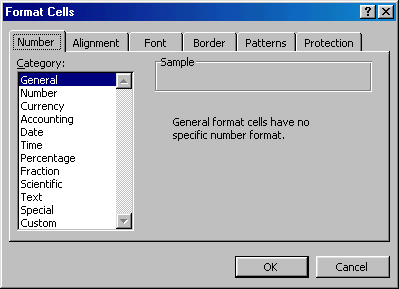 [Format Cells dialog box]