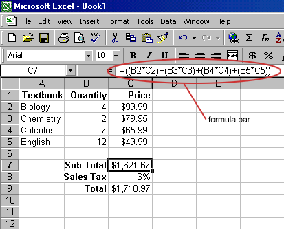 [Formula example]