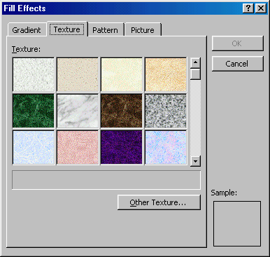 [Fill Effects dialog box]