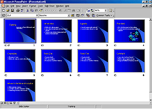 [Slide Sorter View]